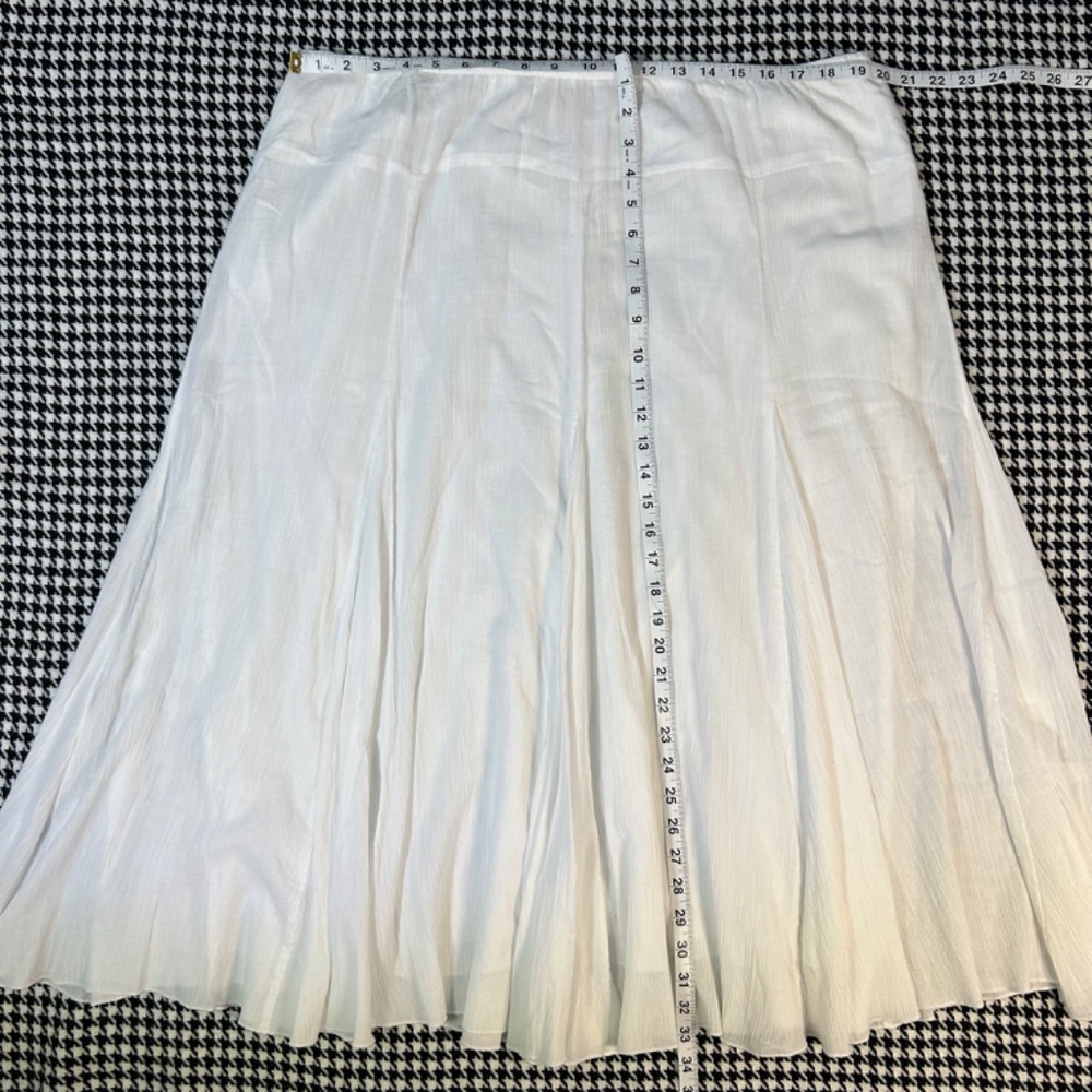 Ruby Rd. White SKIRT - 18 - Picture 4 of 9